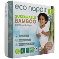 Eco Nappii Bamboo Nappies 5 (11-18KG) / Single Sprout